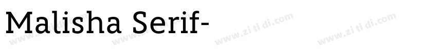 Malisha Serif字体转换